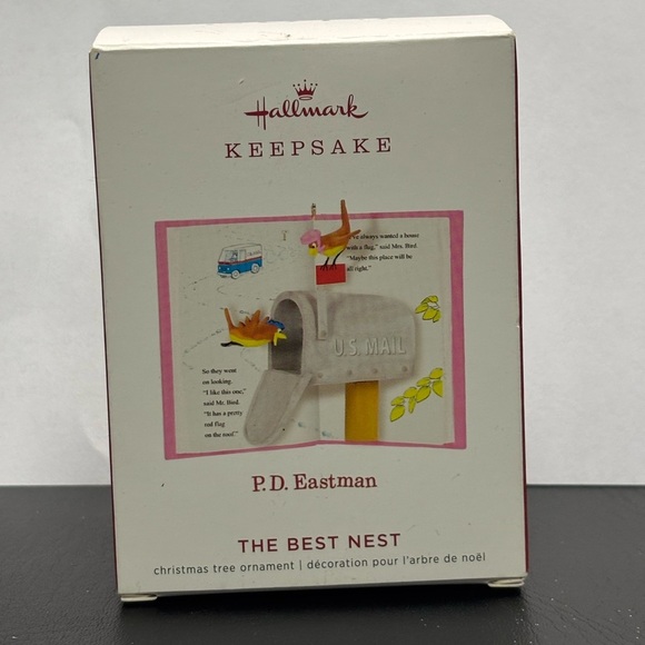 Hallmark Keepsake Christmas 2019 Year Dated P.D. Eastman The Best Nest Ornament - Picture 3 of 4
